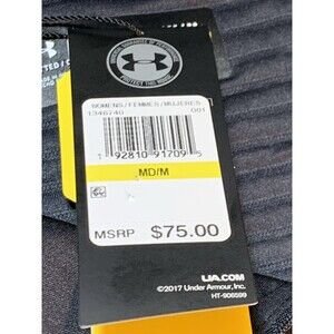 Under Armour Storm Coldgear Daytona Fitted Vest Top Medium Black Zip Golf NWT